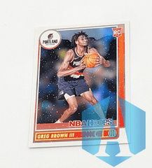 2021-22 Panini NBA Hoops Greg Brown III #226 Winter RC Portland Trail Blazers